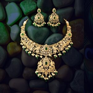 Micro plated palakka necklace